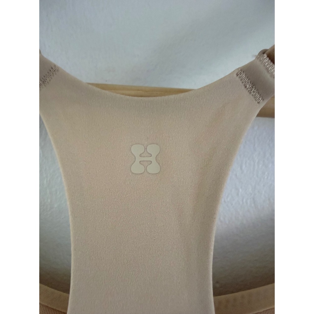 Huug Stone 03 Racerback Sports Bra Beige Nude XS H230004 Adjustable Straps NEW - Picture 5 of 5